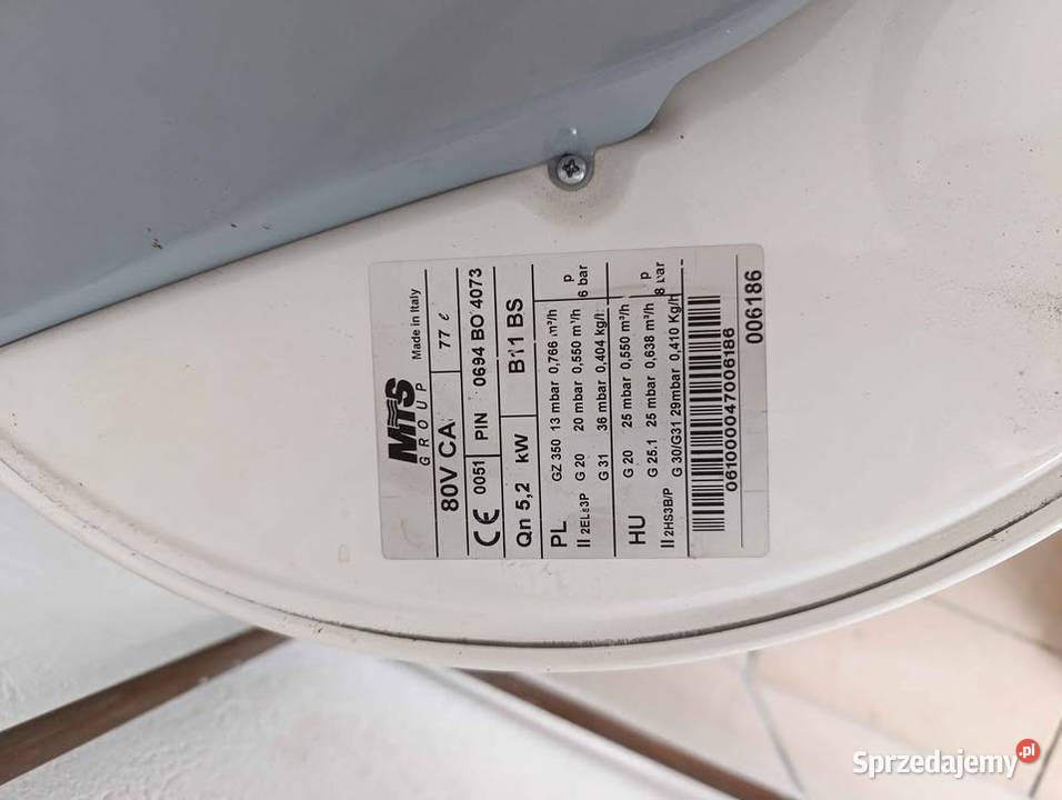 Gazowy podgrzewaczbojler Ariston 80L Pozostałe podkarpackie Równe