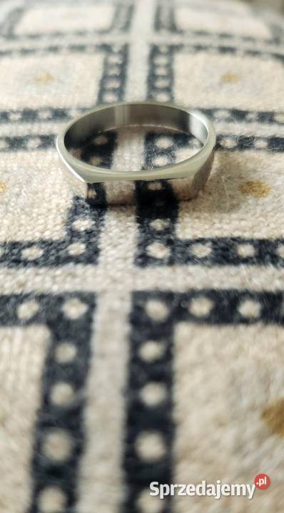 Nowy pierścionek obrączka stal chirurgiczna pomorskie Gdańsk