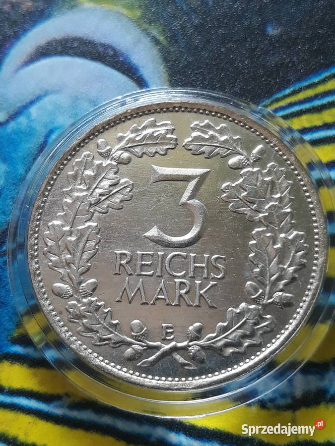 3 Marki Weimar 1925 rmen E Rycerzrzadkość wielkopolskie Konin