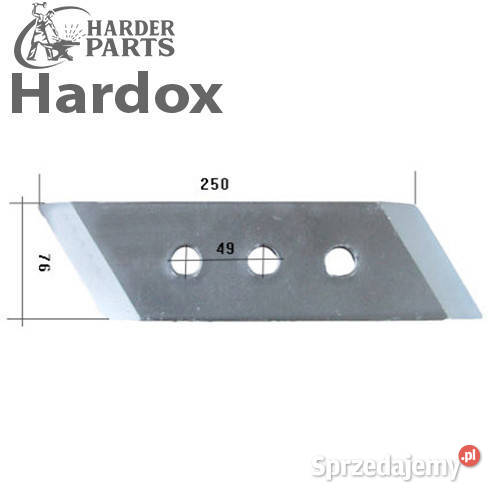 Dłuto 100ha HARDOX 173331L części do pługa podlaskie Suwałki