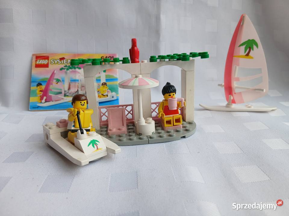 6401 LEGO Zestaw Kompletny Instrukcja Plaża