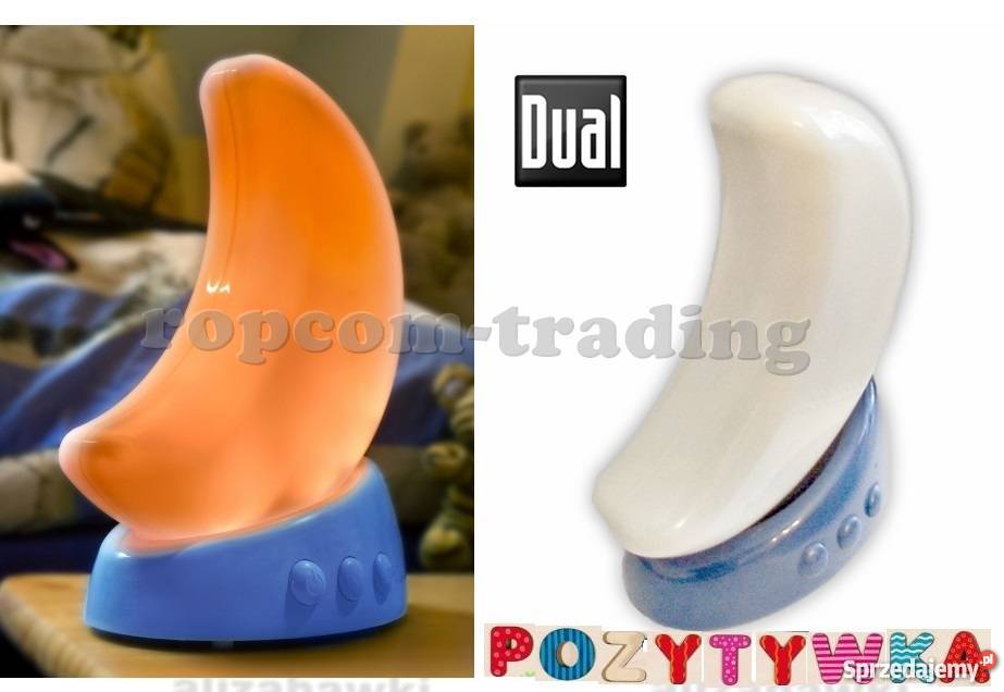Lampka Nocna Dziecka Pozytywka Księżyc DUAL Mogilany