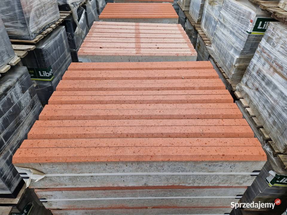 Obrzeże Betonowe Krawężnik 620100 czerwony Wielogóra