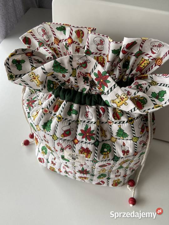 Woreczek z pikowanej bawełny Gdynia sprzedam