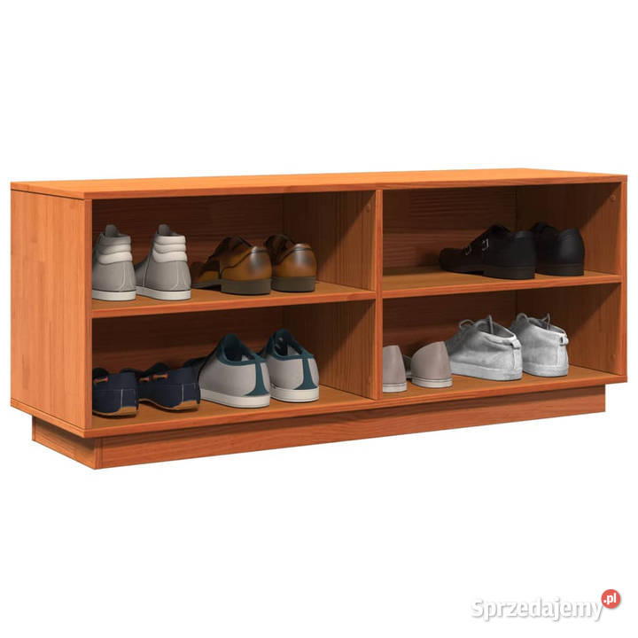 Szafka na buty woskowy brąz 110x34x45 lite Na buty Warszawa