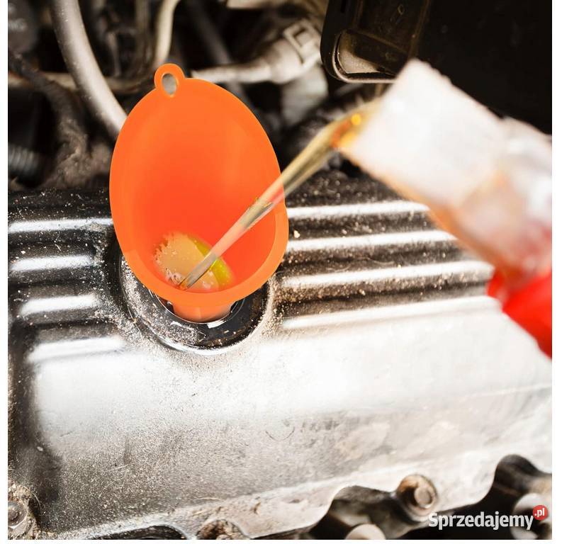 Lejek do paliwa oleju płynów długi wąski kolor Sosnowiec