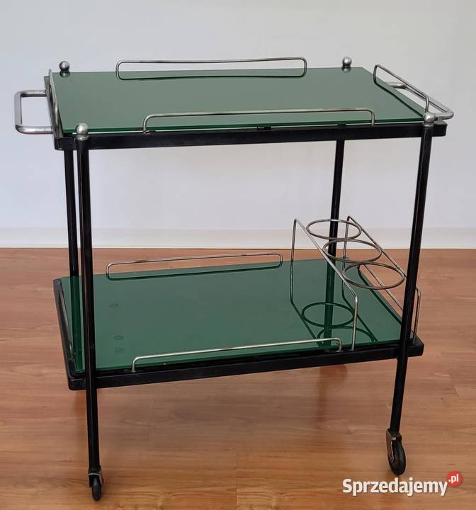 Barek na kółkach z lat 6070 MidCentury Modern Antyki Antyki Kraków sprzedam