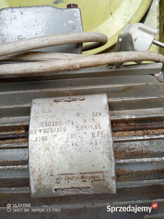 sprzedam silnik 055kw 230v
