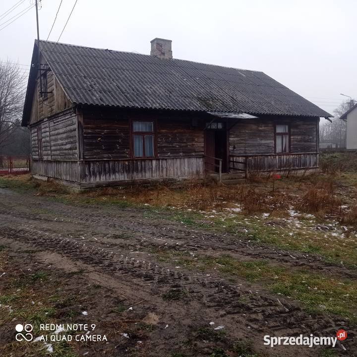Dom drewniany do rozbiórki