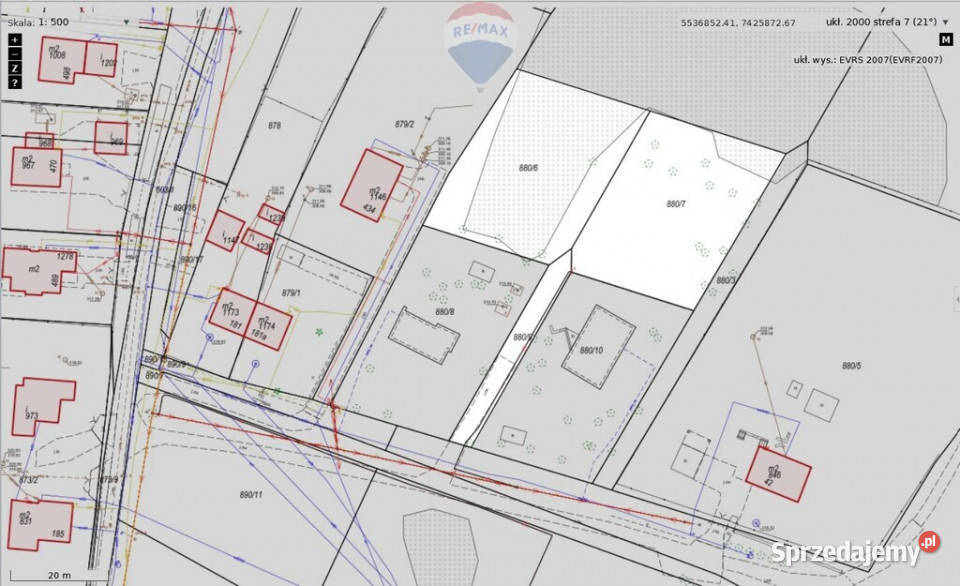 Budowlana działka w Golkowicah 7800m2 Golkowice