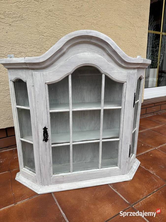 Witrynka stylowa wisząca na ścianę witryna Garwolin