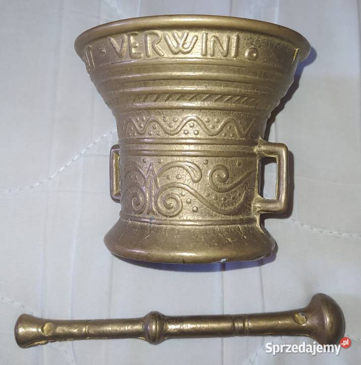 Moździerz Dzbanek z mosiądzu Gdańsk