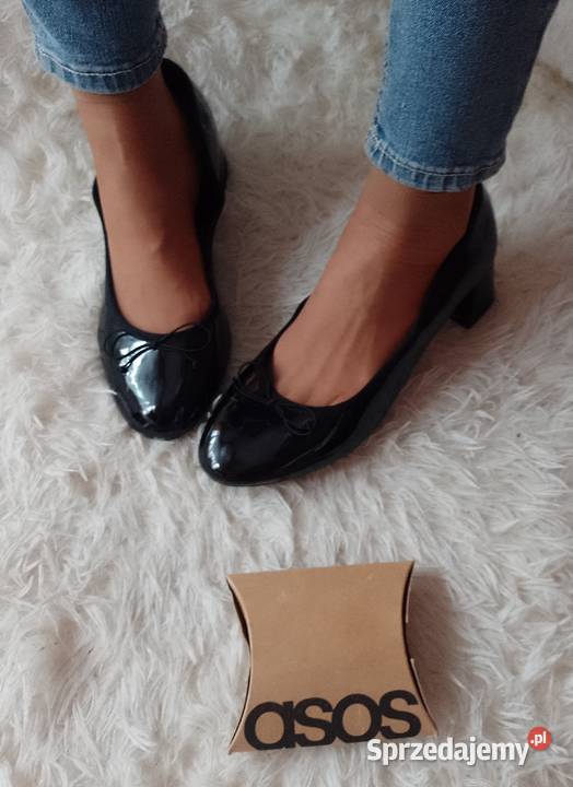 43 ASOS Design Czarne baleriny wieczorowe z 28cm Damskie Kraków