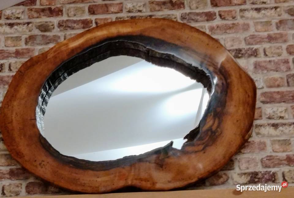 Lustro w plastrze drewna lubelskie Zamość