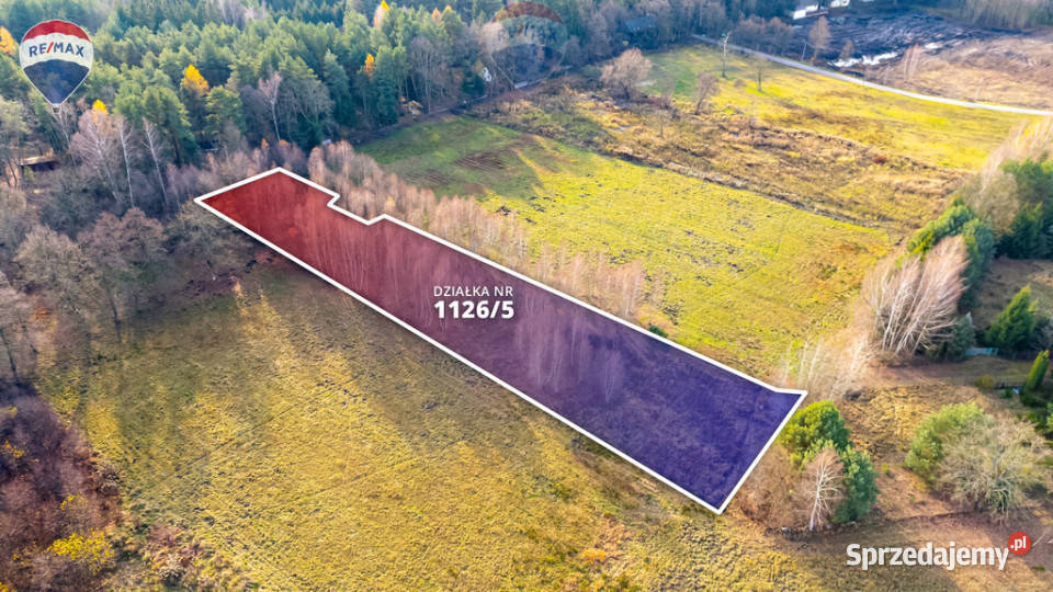 Działka Arciechów Jezioro Zegrzyńskie budowlana Sprzedaż mazowieckie sprzedam