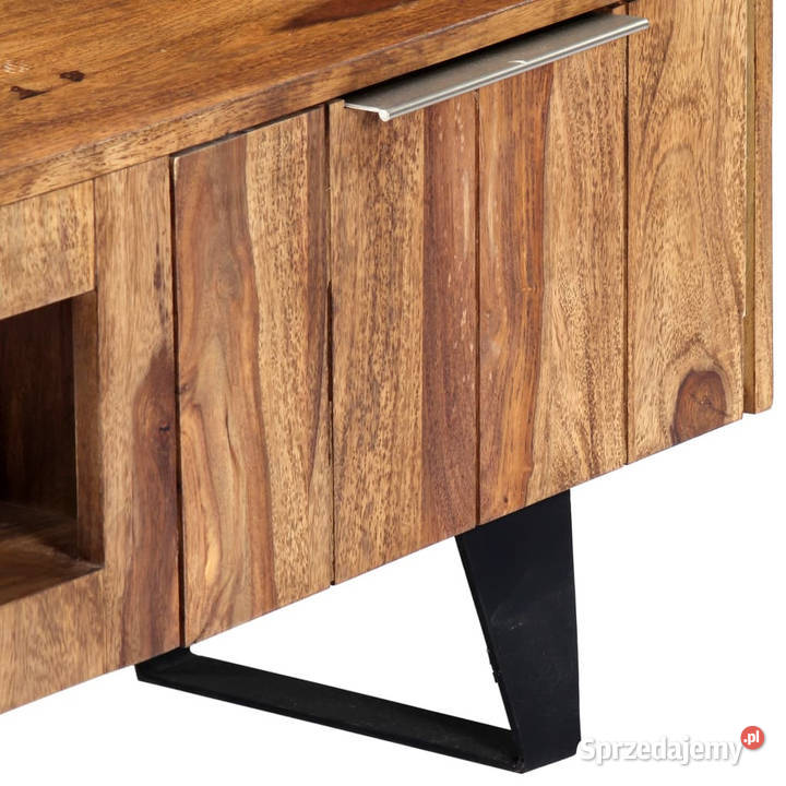 Szafka pod TV 140x30x40 lite drewno sheesham RTV