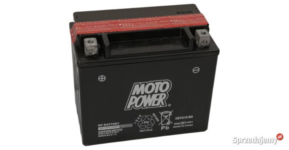 Akumulator motocyklowy Moto Power CBTX12BS Łódź