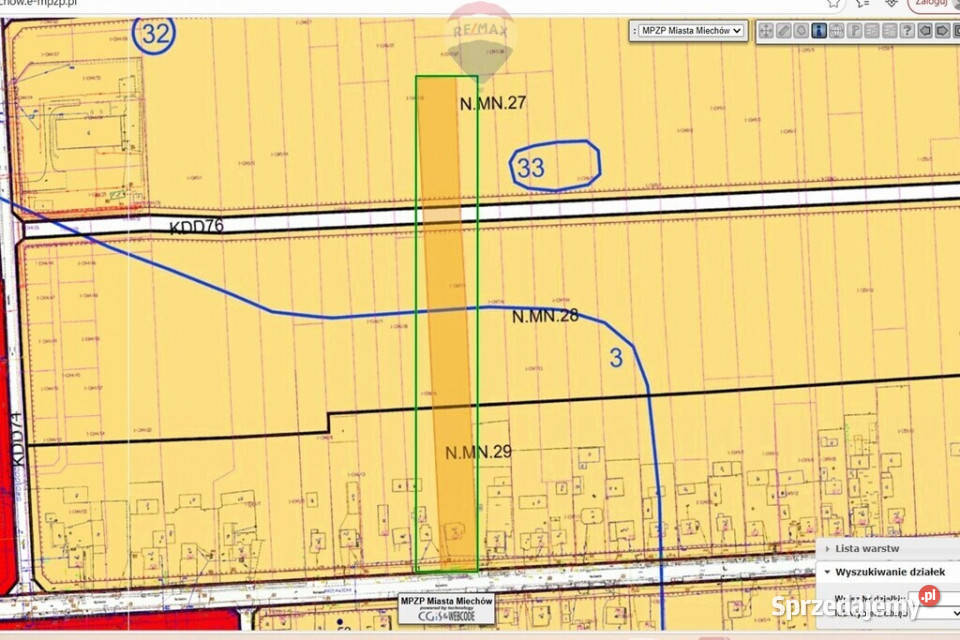 DZIAŁKA BUDOWLANA I DOM W MIECHOWIE Sprzedaż Miechów