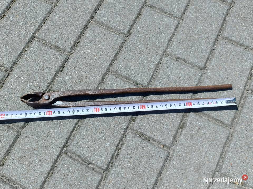 Stare cęgi szczypce kleszcze kowalskie kute dł pomorskie Gdynia