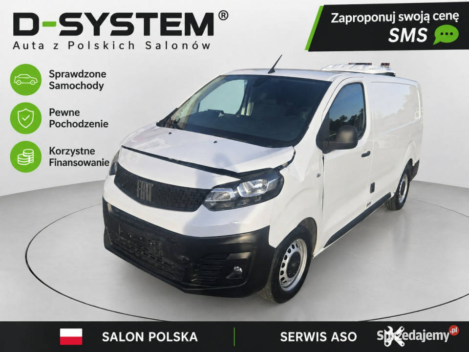 Fiat Scudo 23r LONG Furgon fvat Chłodnia biały