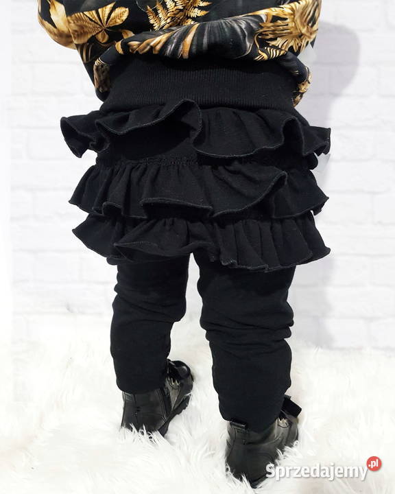 Spodnie dresowe z falbankami Miś Foch 8086 Katowice