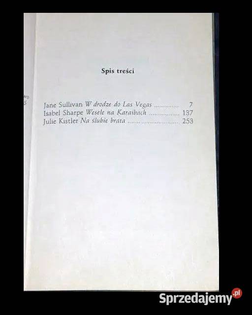 Trzy wesela Julie Kistler Isabel Sharpe Jane