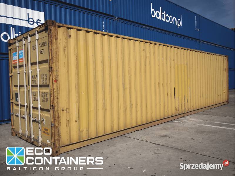 Kontener magazynowy morski 40HC podwyższany