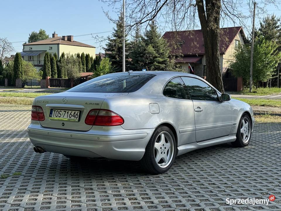 MercedesBenz CLK 430 V8 AMG Salon Polska 180 nieuszkodzony Ostrowiec Świętokrzyski