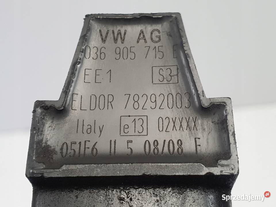 CEWKA ZAPŁONOWA Audi A3 8P 14 TSI 036905715E osobowe Chełm