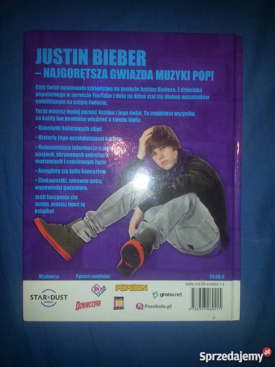 Książka Justin Bieber poznaj gwiazdę Łódź sprzedam