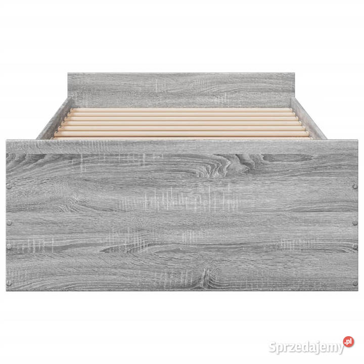 Rama łóżka z szufladami szary dąb sonoma 100x200 mazowieckie Warszawa sprzedam