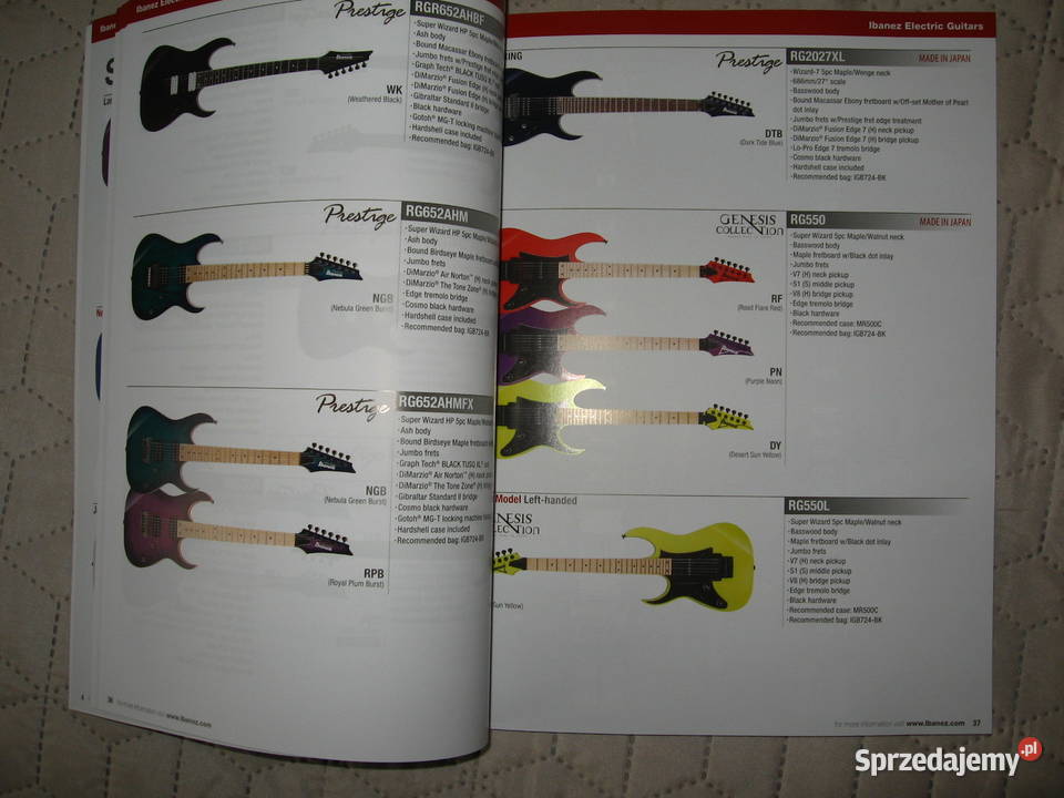 Ibanez 2022 Full Line Catalog katalog gitar Kępice