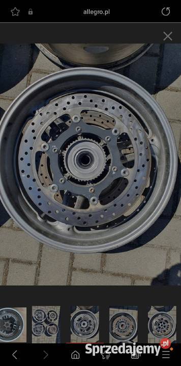 Yamaha FJR 1300 0112 felga tył przód z ABS tarcz Motoryzacja wielkopolskie Lwówek sprzedam