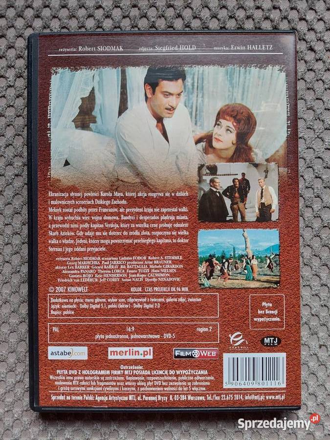 DVD Kolekcja Karola Maya SKARB AZTEKÓW