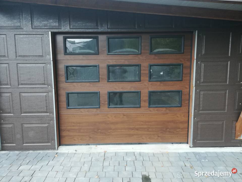 brama garażowa 3000mmx2500mm antracyt ocieplana Myślenice