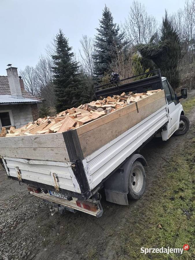 Sezonowane suche drewno opałowe kominkowe Skrzyszów sprzedam