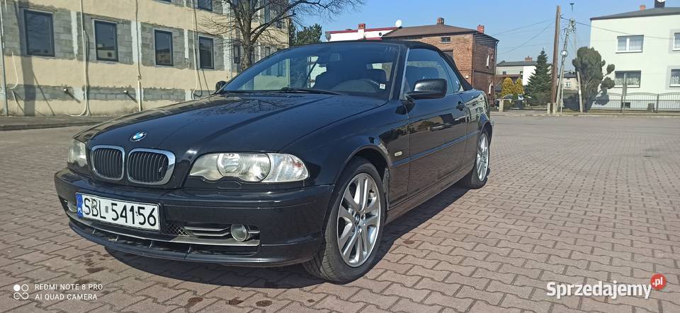 bmw e46 330 m54b30 cabrio czarna manualna Imielin