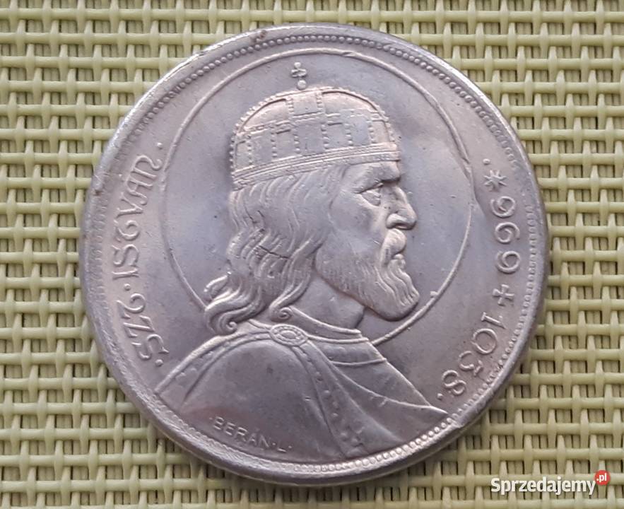 MonetaNumizmatKopia 5 PENGO 1938 Św STEFAN 12 Numizmatyka mazowieckie