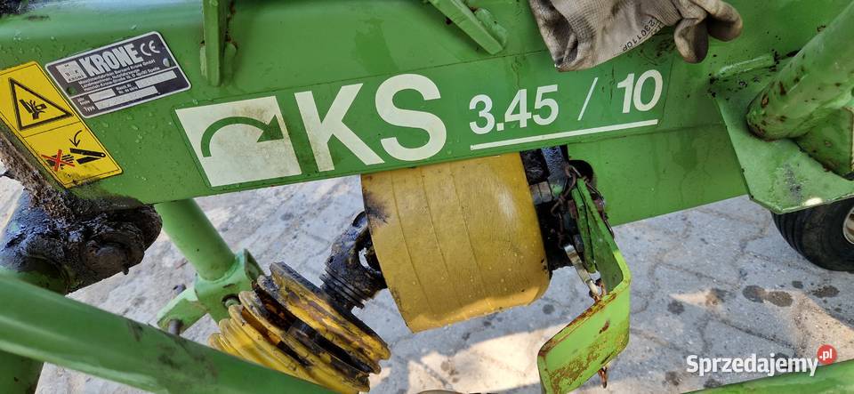 Zgrabiarka do Siana słomy Krone KS 345 claas nieuszkodzony Zgrabiarki i przetrząsacze Szprotawa sprzedam