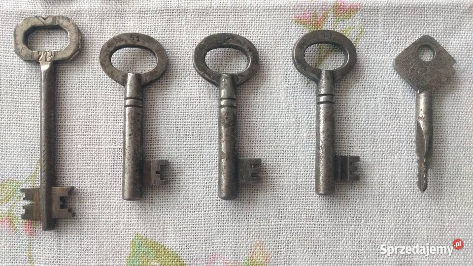 Stare klucze do zamków drzwi bramy garażu Chorzów