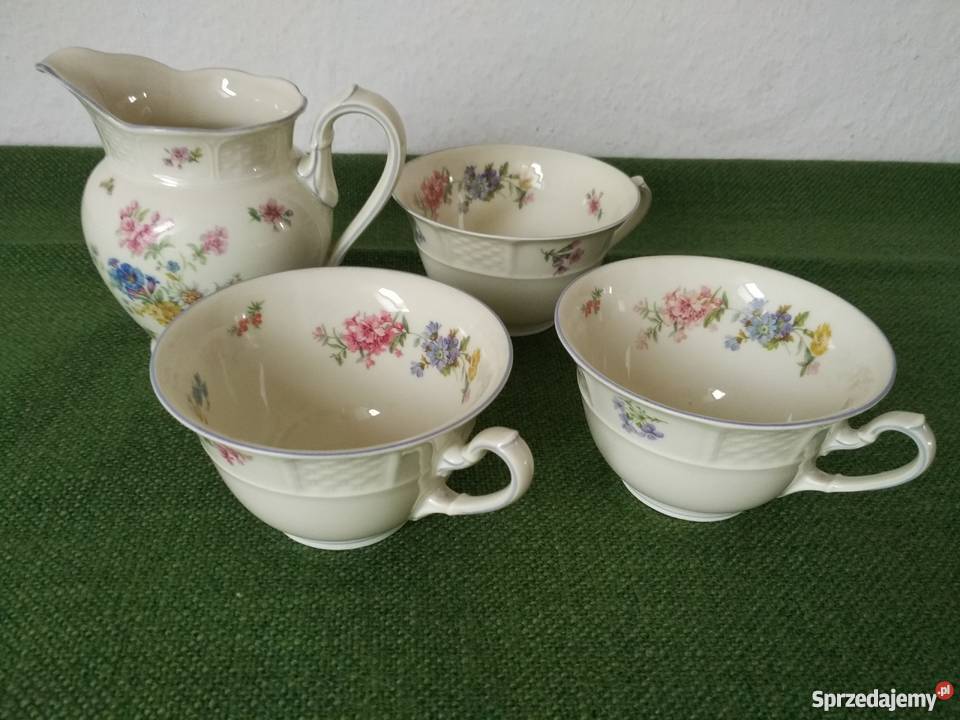 Rosenthal mlecznik 3 filiżanki małopolskie Ropa