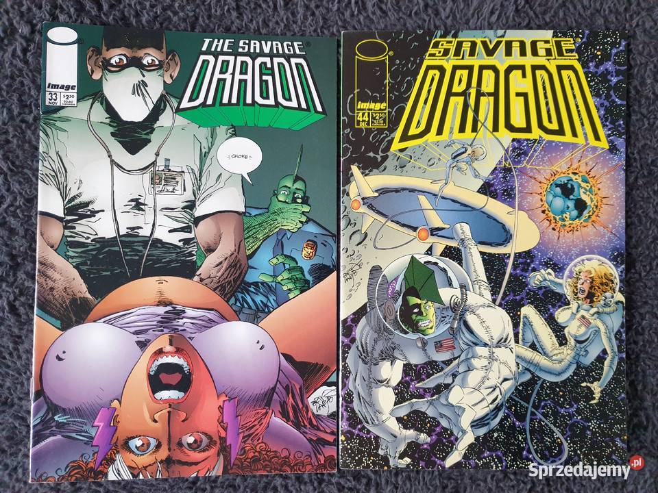 The Savage Dragon zestaw 14 komiksów Image USA Komiksy pomorskie