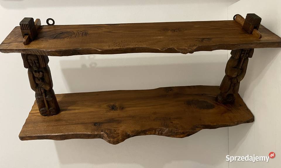 Sztuka ludowa półka góralska ludowa zakopiańska Łódź sprzedam