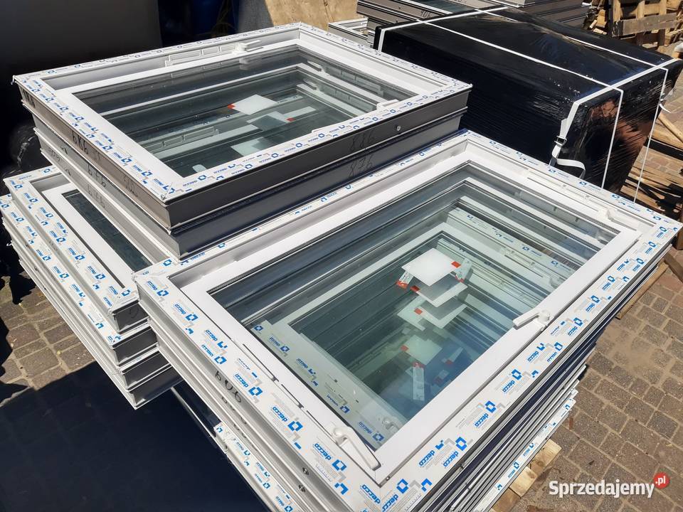 Nowe okna PCV bez metalu system inwentarski Drzwi i okna Kolanowo