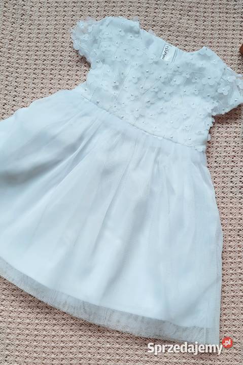 Sukienki do chrztu dziewczynki biały Lublin