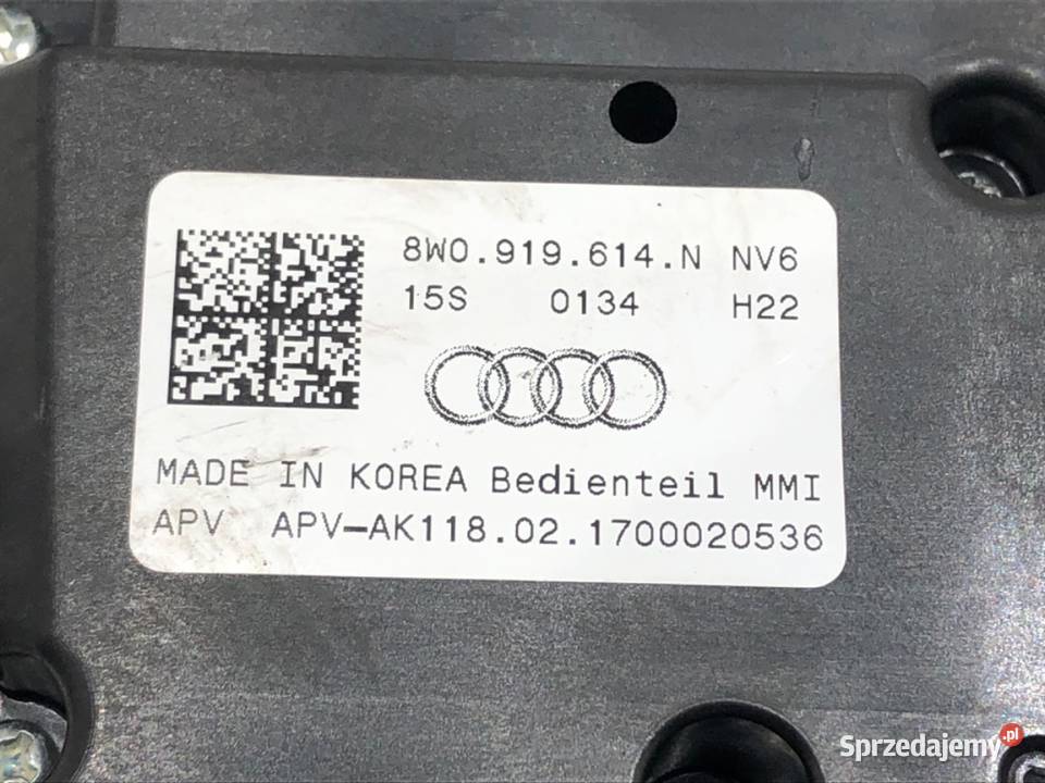 PANEL STEROWANIA MMI AUDI A4 B9 8W0919614N Kombi