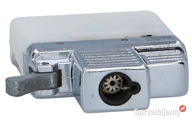 Srebrna Zapalniczka Benzynowa w Zestawie z śląskie Ostrowy nad Okszą sprzedam