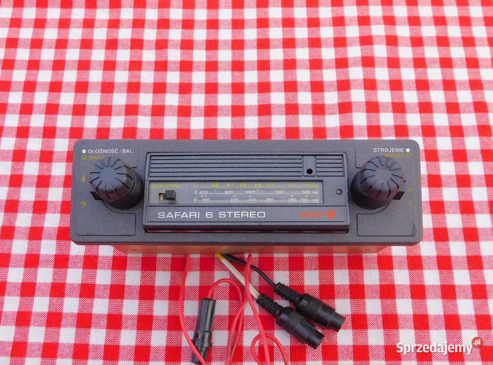 Radio samochodowe UNITRA Safari 6 STEREO Fiat Tarnów