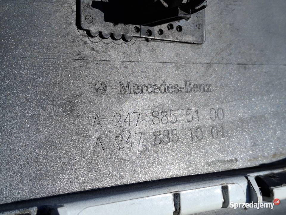 MERCEDES BKLASA W247 ZDERZAK TYŁ TYLNY PDC Zderzaki Bieleń sprzedam