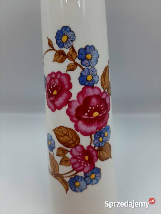 Piękny porcelanowy wazon sygnowany niemiecki Porcelana i szkło Inowrocław